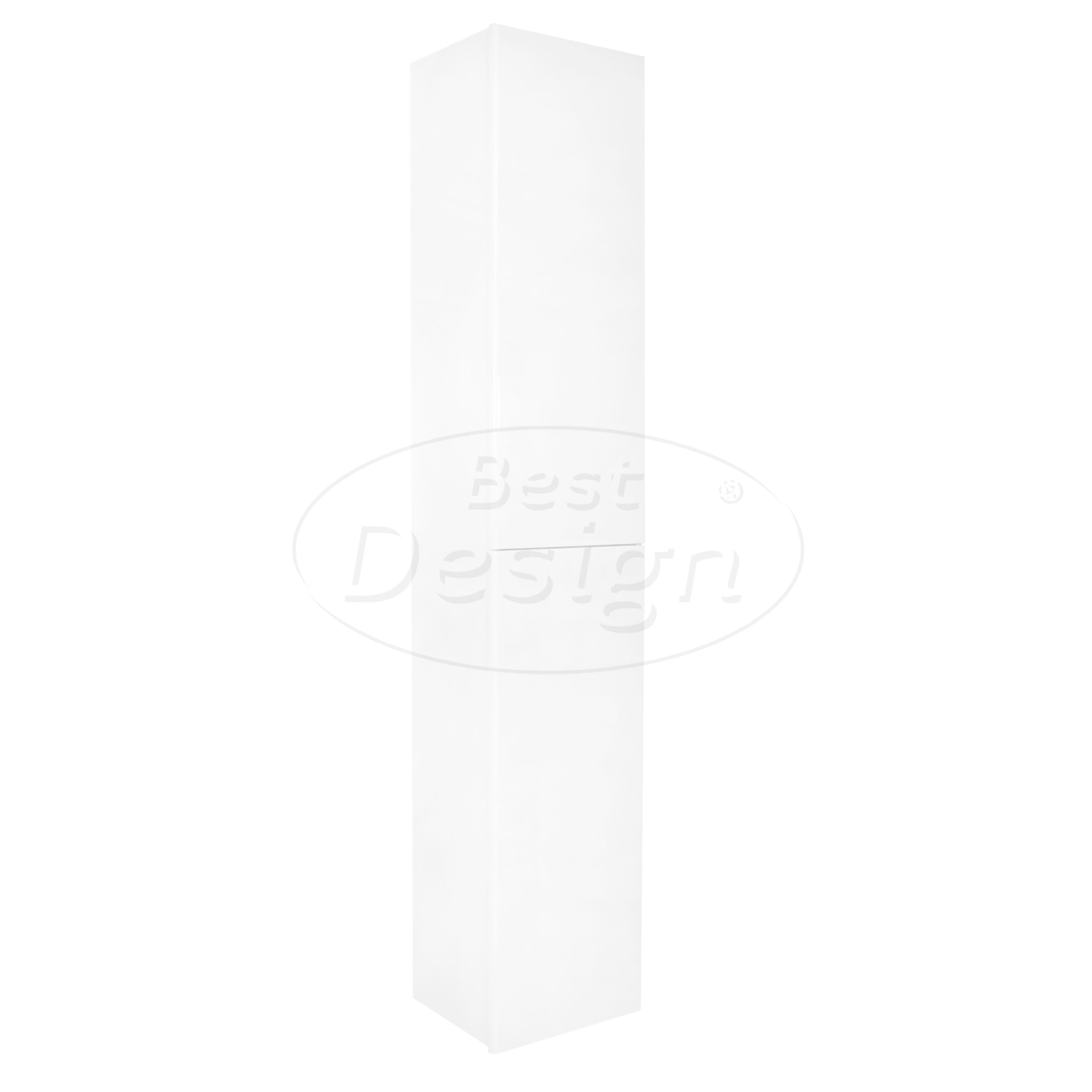 "Blanco-Wit" hoge kolomkast L&R 35x180 cm Glans-Wit - Artikelnr.: 4000260