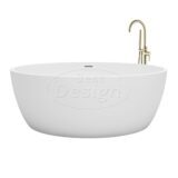 "Cirkel" vrijstaand bad "Just-Solid" diam:153 cm - Artikelnr.: 4004520