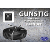 "Gunstig" vloerverwarmings kabel set 29,4 mtr 500 Watt - Artikelnr.: 4004870