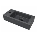 "Mini-Block" fontein antraciet-grijs Links 36x18x9cm - Artikelnr.: 4005180