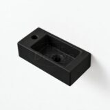 "Farnetta" fontein Links 37x18x9cm mat-zwart - Artikelnr.: 4006430