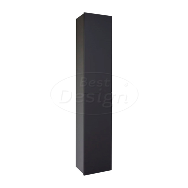 "Blanco-Black" hoge kolomkast L&R 35x180 cm Mat-Zwart - Artikelnr.: 4007360