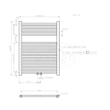 "Zero-Black" radiator Zwart 445 W 800x600mm - Artikelnr.: 4008770
