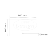 "Angola" Spiegel incl. LED B=80cm x H=60cm - Artikelnr.: 4010900