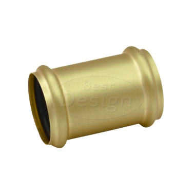 "Nancy" sok (koppelstuk) 32mm mat-goud - Artikelnr.: 4012740
