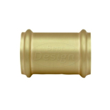 "Nancy" sok (koppelstuk) 32mm mat-goud - Artikelnr.: 4012740