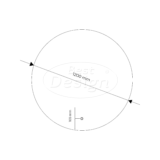 "Ingiro" ronde spiegel incl. led verlichting Ø120cm - Artikelnr.: 4013060