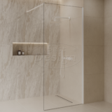 'Dalis-1100-White' inloopdouche NANO 8mm glas mat-wit - Artikelnr.: 4015120