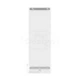 "Brenner-White" Elektrische radiator mat-wit 1200W 1800x600mm - Artikelnr.: 4016090