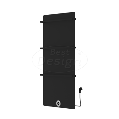 "Brenner-Black" Elektrische radiator mat-zwart 750W 1200x600mm - Artikelnr.: 4016100