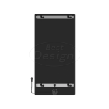 "Brenner-Black" Elektrische radiator mat-zwart 750W 1200x600mm - Artikelnr.: 4016100