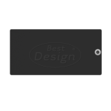 "Brenner-Black" Elektrische radiator mat-zwart 750W 1200x600mm - Artikelnr.: 4016100