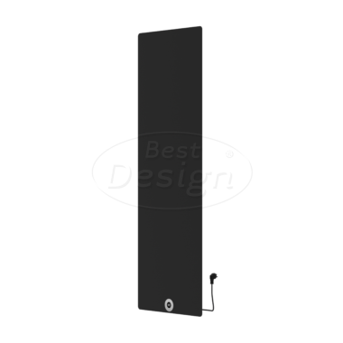 "Brenner-Black" Elektrische radiator mat-zwart 1200W 1800x600mm - Artikelnr.: 4016110