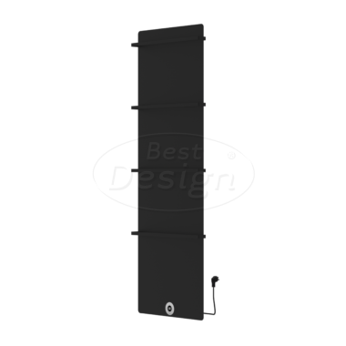 "Brenner-Black" Elektrische radiator mat-zwart 1200W 1800x600mm - Artikelnr.: 4016110