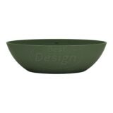 "New-Stone" vrijstaand bad "Just-Solid" 180x85x52cm Army green - Artikelnr.: 4016250