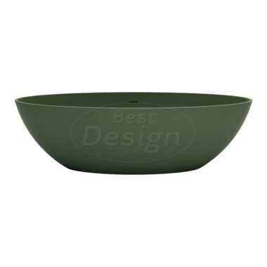 "New-Stone" vrijstaand bad "Just-Solid" 180x85x52cm Army green - Artikelnr.: 4016250 "New-Stone" vrijstaand bad "Just-Solid" 180x85x52cm Army green - Artikelnr.: 4016250