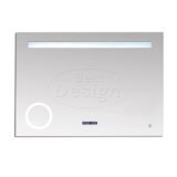 Spiegel "Linet" incl. klok & vergroting B=120 x H=70cm - Artikelnr.: 4007510