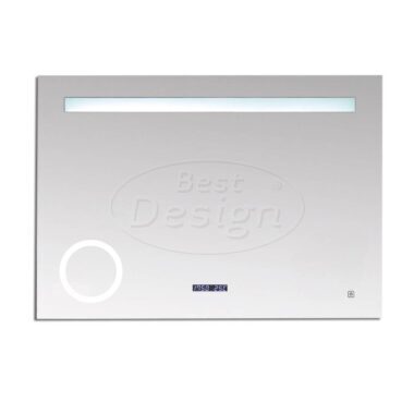 Spiegel "Linet" incl. klok & vergroting B=120 x H=70cm - Artikelnr.: 4007510