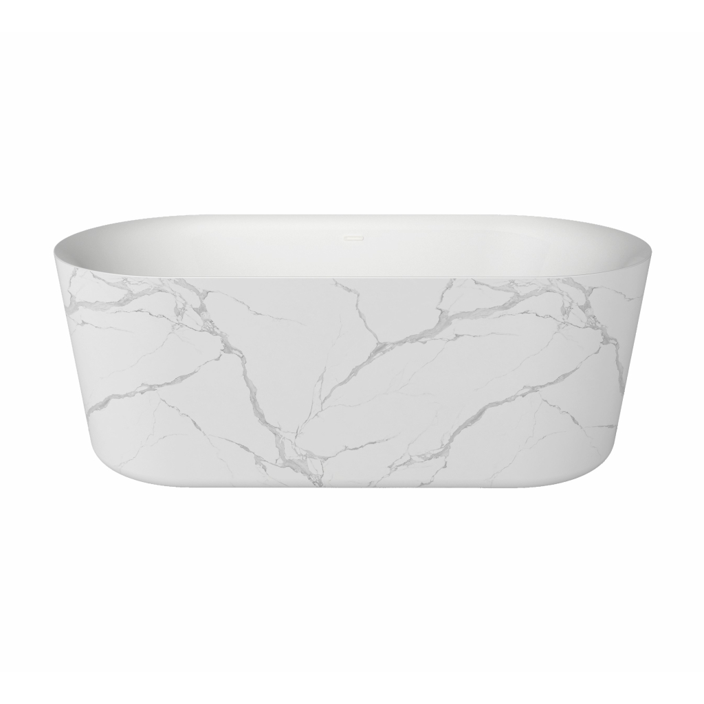 "Bianco-Marble" vrijstaand bad 179x85x60cm - Artikelnr.: 4016530