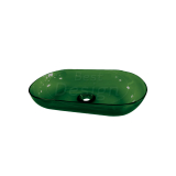 Opbouw-Waskom Color "Transpa-Emerald" 54 x 34 x 12 cm - Artikelnr.: 4016650