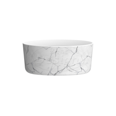 "Bianco-Marble" opbouw-waskom - Artikelnr.: 4017160