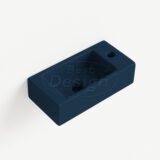"Farnetta" fontein Rechts 37 x 18 x 9 cm mat-donkerblauw - Artikelnr.: 4016660