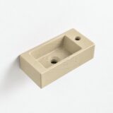 "Farnetta" fontein Rechts 37 x 18 x 9 cm mat-khaki - Artikelnr.: 4016680