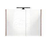 "Happy-Halifax" MDF spiegelkast + verlichting 80x60cm - Artikelnr.: 4014640