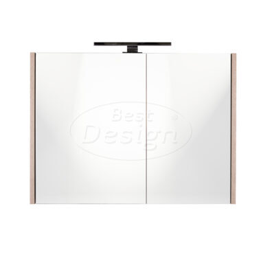 "Happy-Halifax" MDF spiegelkast + verlichting 80x60cm - Artikelnr.: 4014640