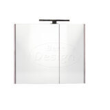 "Happy-Grey" MDF spiegelkast + verlichting 60x60cm - Artikelnr.: 4014710