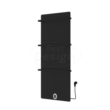 "Brenner-Black" Elektrische radiator mat-zwart 750W 1200x600mm - Artikelnr.: 4016100