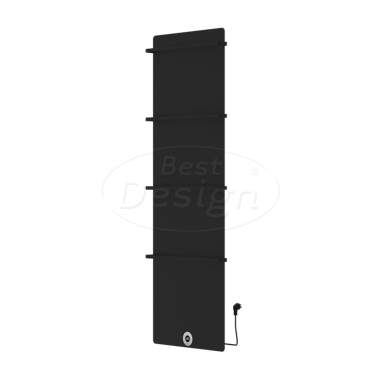 "Brenner-Black" Elektrische radiator mat-zwart 1200W 1800x600mm - Artikelnr.: 4016110