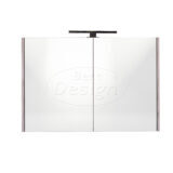 "Happy-Grey" MDF spiegelkast + verlichting 100x60cm - Artikelnr.: 4014730