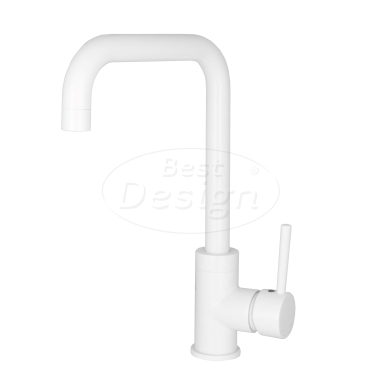 White "Zembro" keukenmengkraan H=32 cm mat-wit - Artikelnr.: 4009250