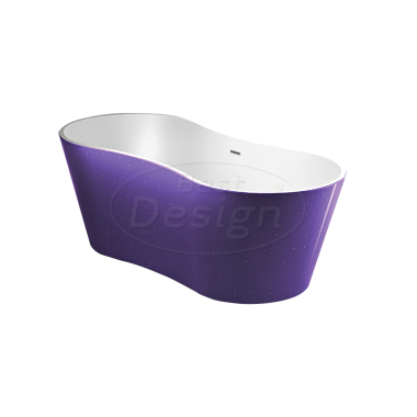 "Color-Purplecub" vrijstaand bad 174x77x58cm - Artikelnr.: 4005050