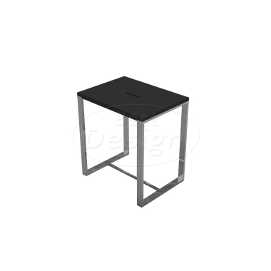 "Faece-Black" stoel "Just-Solid-Steel" Zwart - Artikelnr.: 4004960