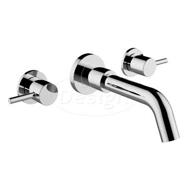 Chrome "Schmidt" inbouw-wandmengkraan - Artikelnr.: 4004560