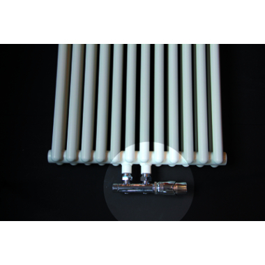 Luxe radiator-aansluitset "Midden onder Haaks" universeel (DS-PAARS) - Artikelnr.: 3825040