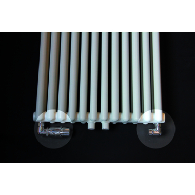 Luxe radiator-aansluitset "Axiaal" universeel (DS-GEEL) - Artikelnr.: 3825050