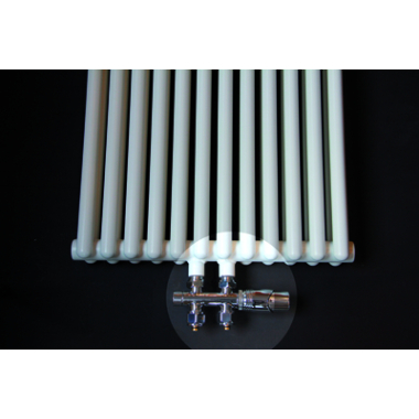 Luxe radiator-aansluitset "Midden onder Recht" universeel (DS-ORANJE) - Artikelnr.: 3825030