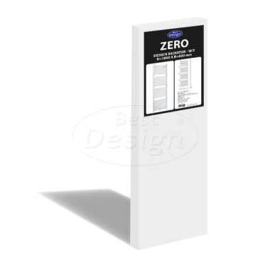 "Zero-White" radiator Wit 1269 W 1800x600mm - Artikelnr.: 3860090