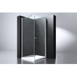 "Erico" vierkante cabine met 1 swing deur 100x100x200cm NANO glas 6mm - Artikelnr.: 3856300