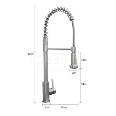 "Ore-XXL-Flex" keukenkraan H=62cm RVS-304 - Artikelnr.: 3804100