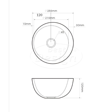 "Round" fontein diam: 25cm - Artikelnr.: 3897210