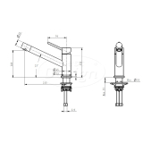 "Ore-Andra" keukenkraan RVS-304 - Artikelnr.: 4003260