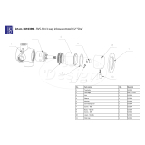 "Ore" 3-weg inbouw omstel 1/2" RVS-304 - Artikelnr.: 3810390