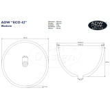 "Eco 42" opbouw-waskom "Just-Solid" - Artikelnr.: 3819360