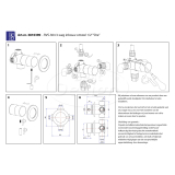 "Ore" 3-weg inbouw omstel 1/2" RVS-304 - Artikelnr.: 3810390