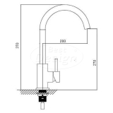 "Ore-Eagle" keukenkraan RVS-304 - Artikelnr.: 3804010