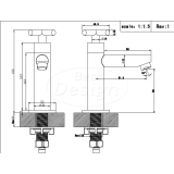 Chrome "New-Jax" toiletkraan - Artikelnr.: 3805040